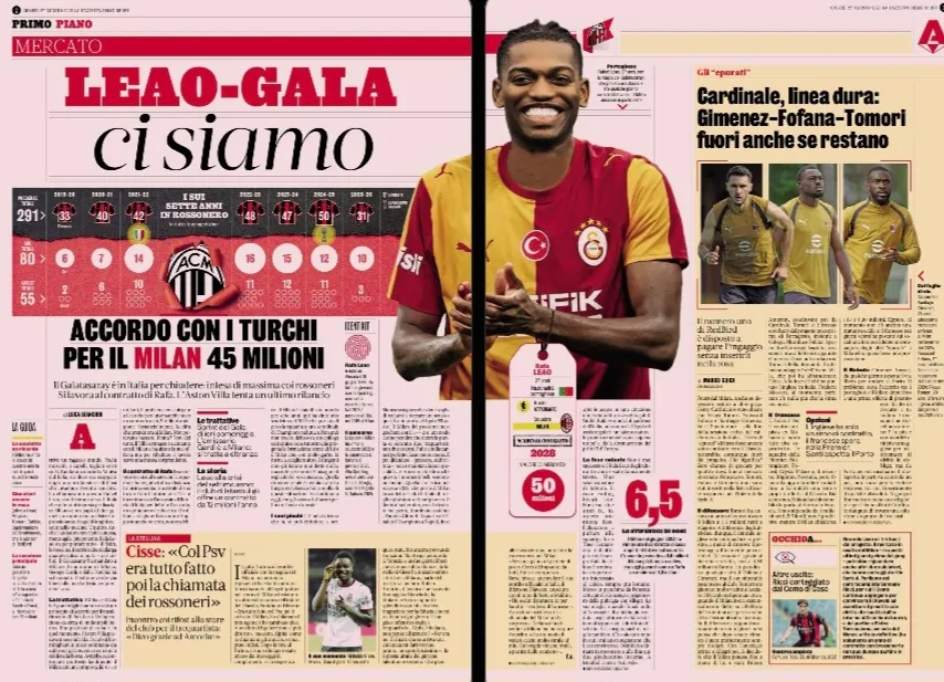 LEÃO-GALATASARAY: JA SITUATA