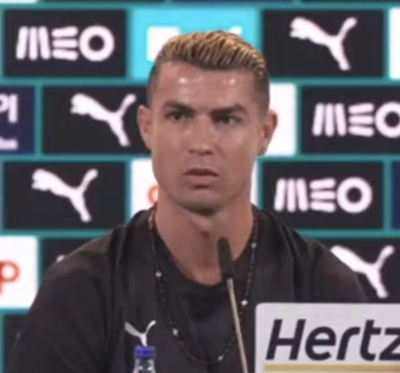 Cristiano  Ronaldo ne konferencën e shtypit