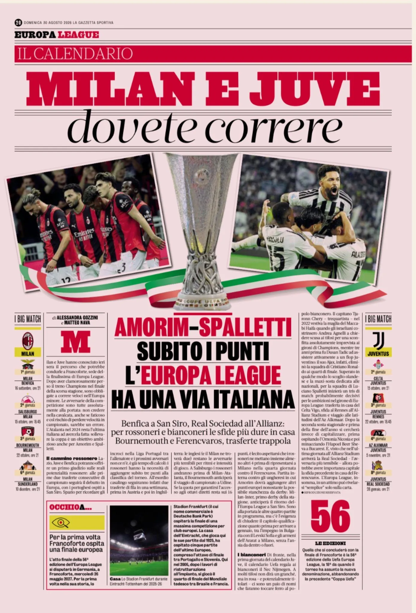MILAN, EUROPA LEAGUE KA NJË SHIJË ITALIANE