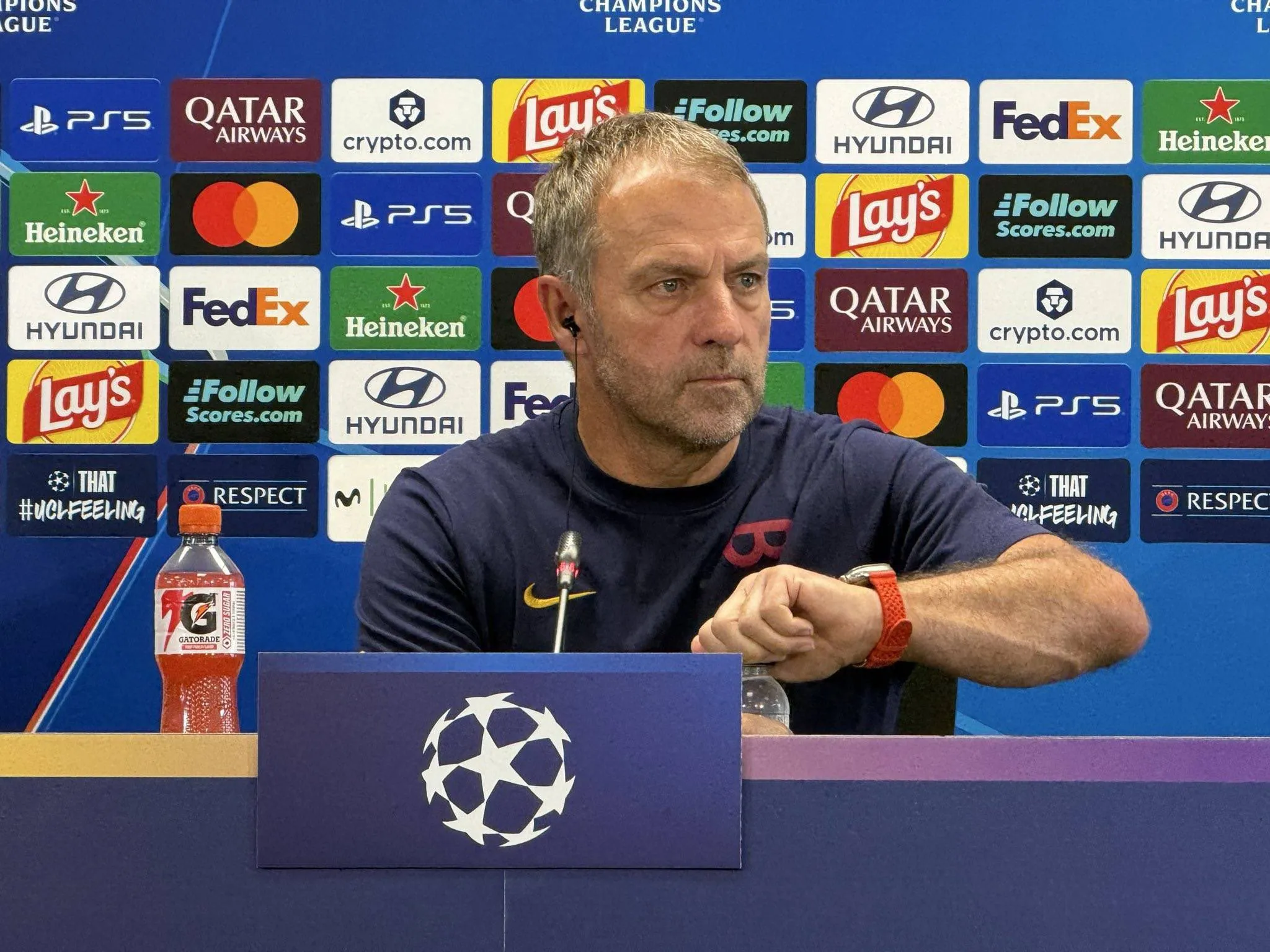 Hansi Flick ne konferencë perpara ndeshjes së Champions League