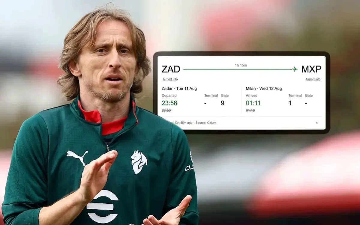 Modric jep sërish shembullin: fluturim me Ryanair pas mesnate vetëm për të qenë në kohë në Milanello