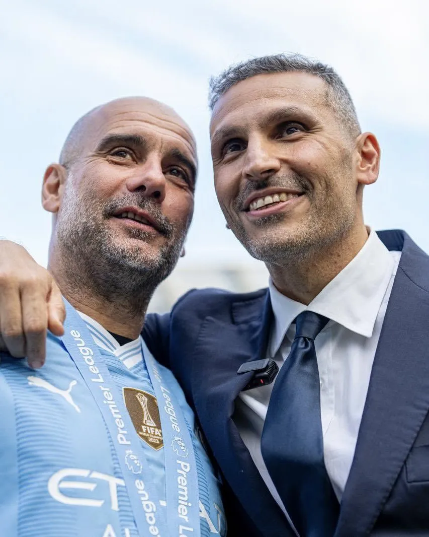 Matthew Syed, gazetar i Times, duke folur në BBC Politics Live për Pep Guardiolën