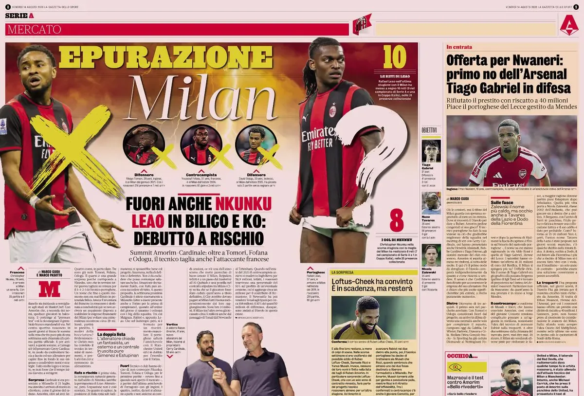 GdS: Supriza Nkunku, Amorim injoron totalisht lojtarët në dalje